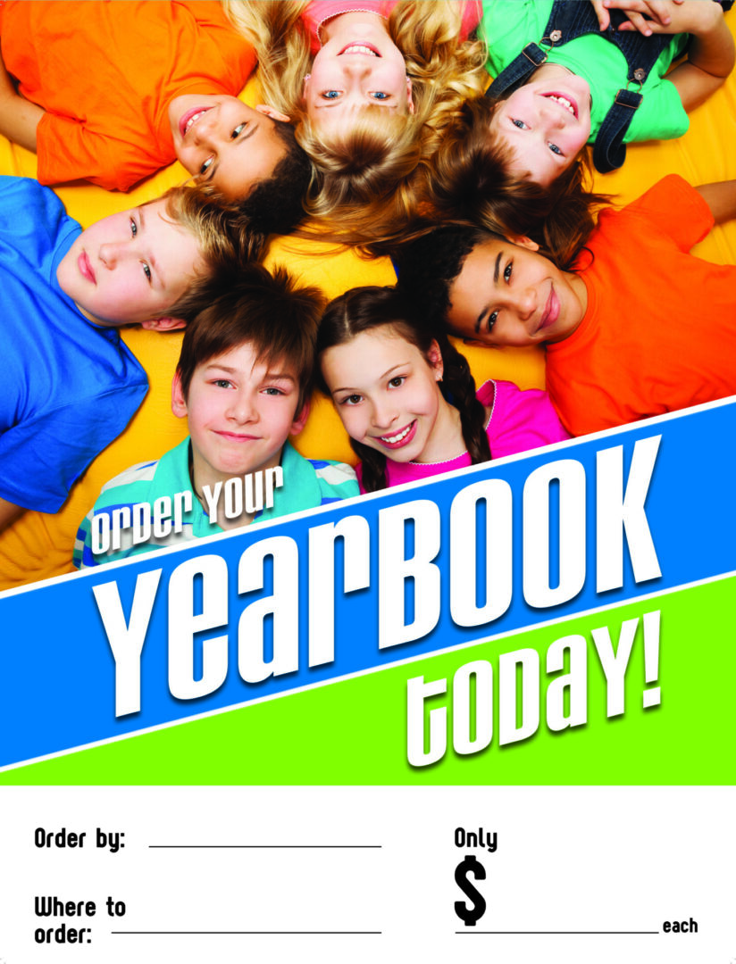 POS019 YEARBOOK POSTER School Photo Marketing