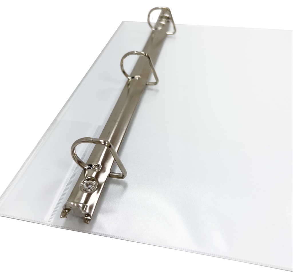 3 Ring DRing Vinyl View Binder, 1Inch, Clear View, Pockets, White Binder (12 Pack) School